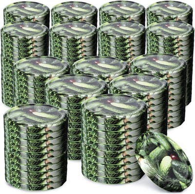 Schroefdeksels - Draaideksels Potten - Voedsel Bewaren - Voedselveilig Materiaal - 200 Stuks 82mm - Zilverkleurig
