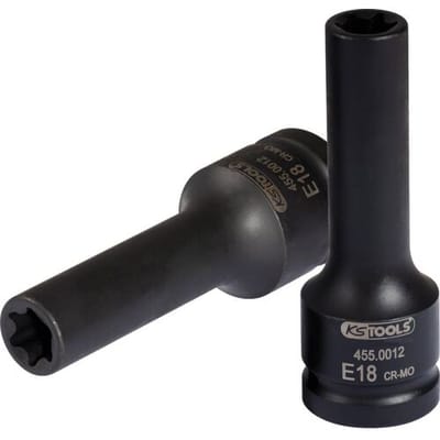 KS Tools 455.0012 455.0012 Buiten-Torx-profiel Kracht-dopsleutelinzet E 18 3/4