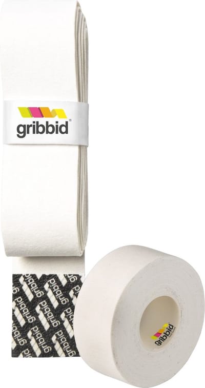 Gribbid Progrip - Hockeystick Grip - Zeemgrip - The Original Dutch Chamois - 1Pack Wit & Softtape Wit