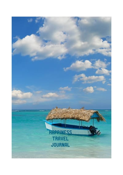 HappyBook - Reisdagboek - Notitieboek - Reisjournal - Reizen - Vakantiedagboek - Dagboek - Softcover - Elastiek - Vakantieboek - Cadeau - Journal - Relatiegeschenk - Reizen - Vakantie - Reis journal - Reisverhalen - Stedentrips - Reisbelevenissen
