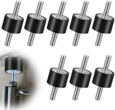 Rubber Silentblock M6 x 18 Schokdempers, Antivibratie Lager en Vibration Damper voor Compressoren en Motoren