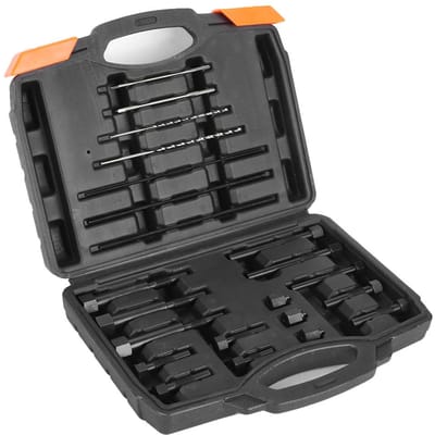 22 pièces M8 M10 Électrodes de Bougie de Préchauffage Extracteur Ensemble de Démontage Outil d'Extraction Portatif gray