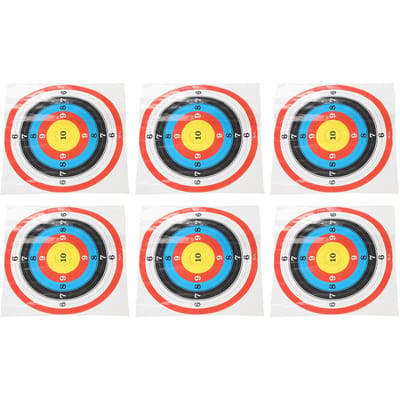 10 PCS Cibles de Tir Autocollantes Rondes en Papier Cibles de Tir Autocollantes pour l'Entraînement au Visage