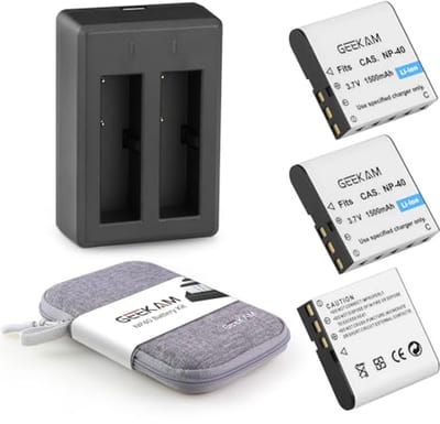 NP-40 Oplaadbare Camcorder Batterij 1500mAh - Verleng de Levensduur van Je Videocamera (3-pack)
