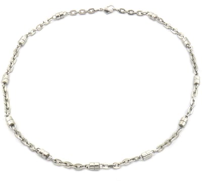 Ketting Dames - RVS - Lengte 50 cm - Zilverkleurig