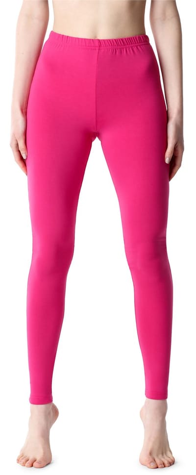 Bellivalini Dames Lange Leggings van Viscose - Sport – Vrijetijdsbroek - Sporbroek - Yogabroek - BLV-BLV50-203-LE - Roze - XS