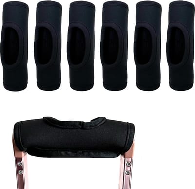 Zachte Grip Handgrepen Beschermhoezen voor Koffers - 6 Stuks Zwart - Reisaccessoires voor Comfort en Bescherming