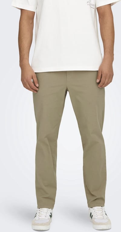ONLY&SONS - ONSLINUS TAPER 0183 PANT NOOS - Heren - Broeken
