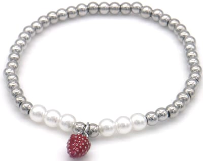 RVS Armband - Aardbei - Trendy Design
