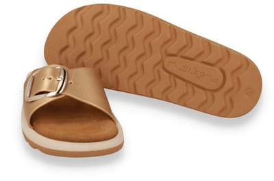 Mode-mania Dames Slipper | Goud | Maat: 36