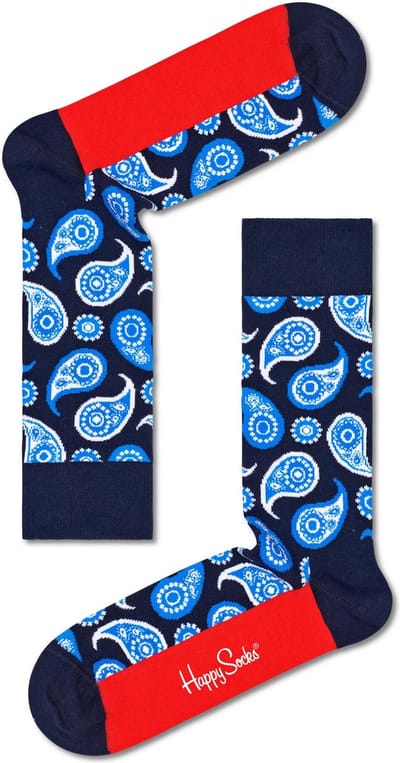 Happy Socks Paisley Sock - unisex sokken - Unisex - Maat: 41 - 46
