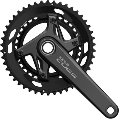 Shimano Cues Fc-u6030-2 9/10s Crankstel Zilver 172.5 mm / 46/32t