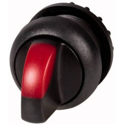 Eaton 284399 M22S-WLKV-R Keuzetoets Kunststof frontring Knevel Zwart 1 stuk(s) Piece