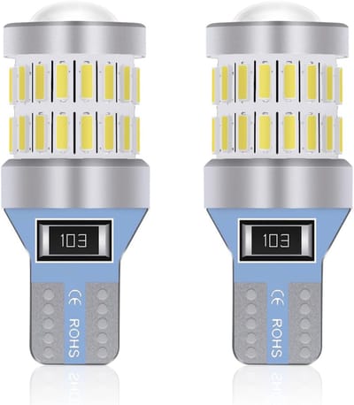 T15 T16 LED Lampen 6000K Wit voor 12V Voertuigen (2 Stuks)