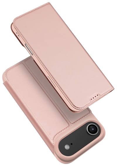 Dux Ducis Geschikt voor iPhone 17 Air hoesje - Slim bookcase - Rose Goud