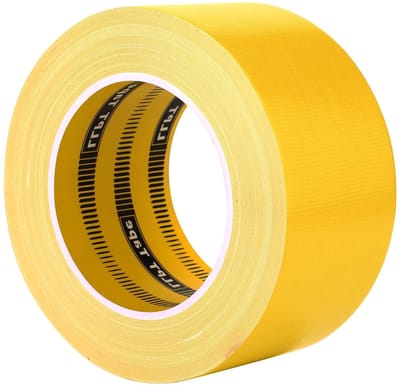 Duct Tape Premium Kwaliteit 2.36 Inch x 108 Feet x 11 Mil Gemakkelijk te Scheuren, Geen Resten, Sterke Hechting, Geel