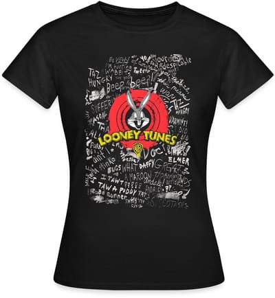 Looney Tunes Scribbles T-Shirt Dames