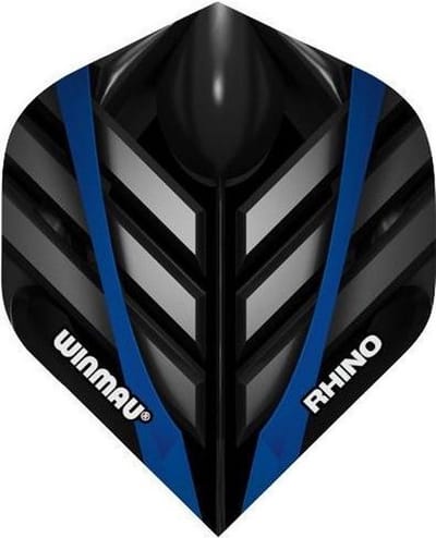 Winmau Rhino Extra Thick Zwart, Grijs en Blauw dartvluchten