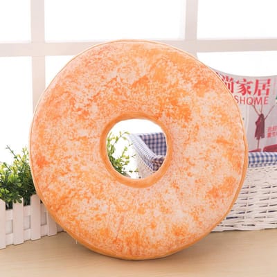 Schattige Mode Zoete Chocolade Donut Pluche Kussen Kussenhoes Automatten Kinderen Speelgoed Cadeau Woondecoratie