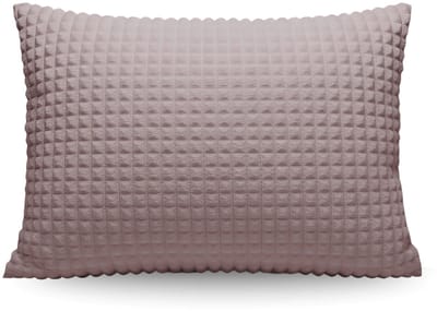 Zelesta Special Teddy Check Kussensloop Set van 2 - Oud Roze 60x70cm