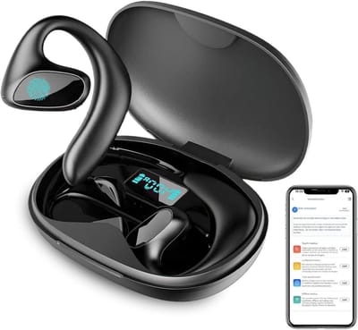 GELLDG Vertaaloordopjes – Bluetooth-oordopjes met ondersteuning voor realtime vertaling in 144 talen – Met HD-audiokwaliteit – Inclusief oplaadcase – Ondersteunt bel- en muziekmodi – Draagbaar en oplaadbaar