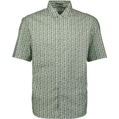 No Excess Shirt Short Sleeve Allover Printed Green Größe: S | Casual hemden Outlet | Herren | Grün