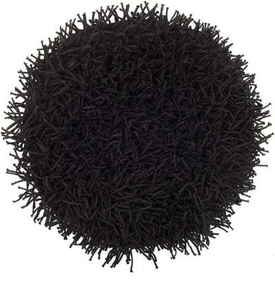 Heckettlane Badmat Busto - Badkamermat - Bidetmat - Antislip tapijt - 60 cm - Rond - Zwart