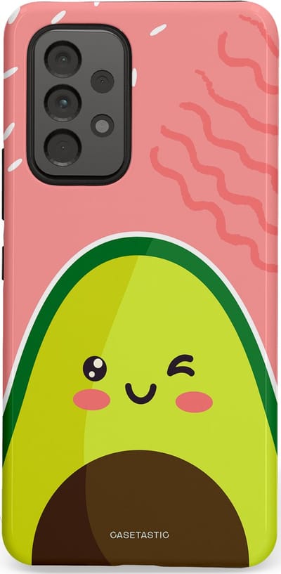 Casetastic Hoesje Geschikt voor Samsung A53 - Stijlvolle Beschermende Duo-layer Case - Avocado Vibes