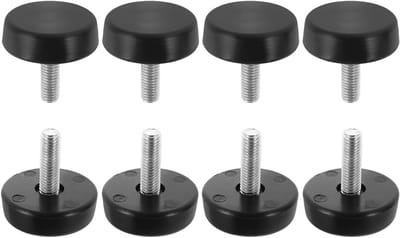 Loopband Vloermatten - Apparaat Kussens - Fitness Stabiliseren - Schokabsorberend Rubber - 8 Stuks - Multicolor