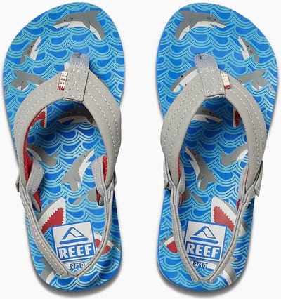 Reef Slipper Little Kids Ahi Baby Shark - Maat 23/24