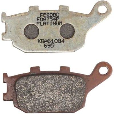 ferodo remblokje voor motor honda 600 cb f hornet 1998 tot 2006 ar / fdb754p nieuw