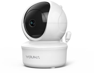Youha Losse Camera voor Babyfoon met Scherm en App – WiFi – 355° Draaibaar – HD Beeld – Nachtzicht – Werkt met Beeldscherm en App – Uitbreiding voor Meerdere Kamers