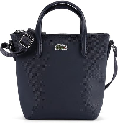 LACOSTE schoudertas handtas Shopping Cross Bag Penombre donkerblauw