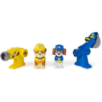 Paw Patrol Pups met gereedschap actiefigurenset - Rubble & Wheeler - Nr. 1 6071661