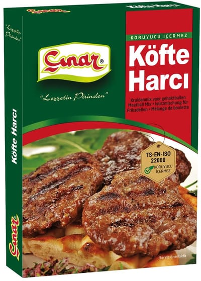 Tuana Kruiden - Çınar Köfte Harcı 90 G - Gehaktballen Mix - Tuanashop - CIN007