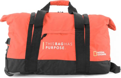 National Geographic Opvouwbare Reistas met wielen / Weekendtas - Vegan - 48 Liter (S) - Pathway - N10442 - Oranje - Oranje