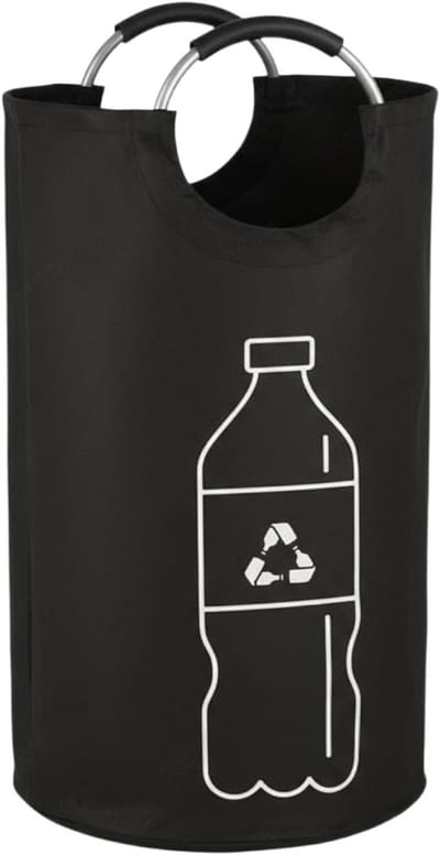Wasmand 90L - Vouwbare Waszak - Vrijstaand en Hoog - Waterdicht met Aluminium Handvatten - ShopVlot