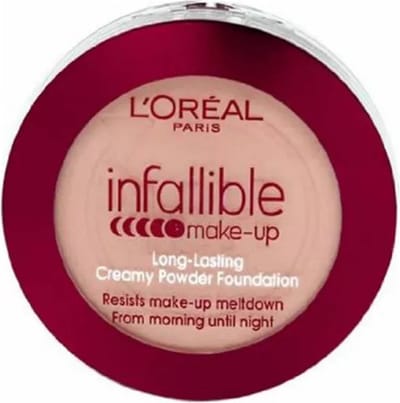 L'Oréal Infallible Long-Lasting Creamy Powder Foundation - 145 Beige Doré