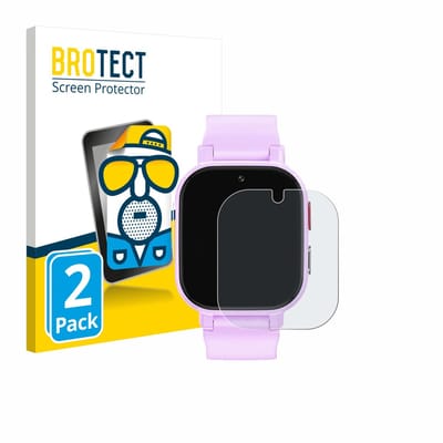 BROTECT - Screenprotector voor Alutoria Kids Smartwatch 1.42" - Folie Beschermfolie matte 2 Stuks