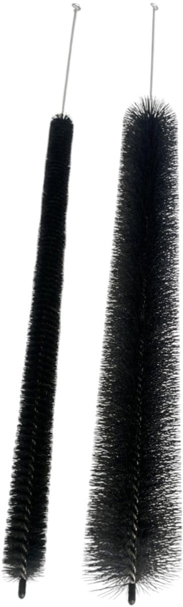 Radiatorborstel set met steel 100 cm - Radiator reinigen - Schoonmaakborstel voor de verwarming - Stofborstel - Ragers CV