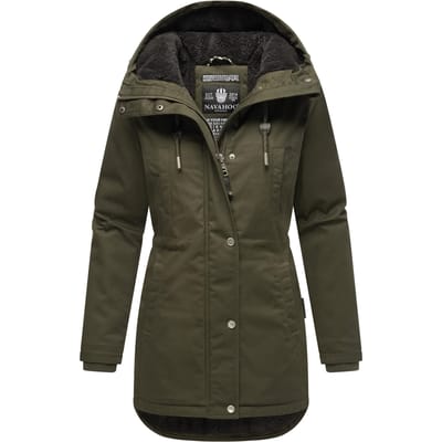 Navahoo Winterfunke dames winterjas met teddyvoering