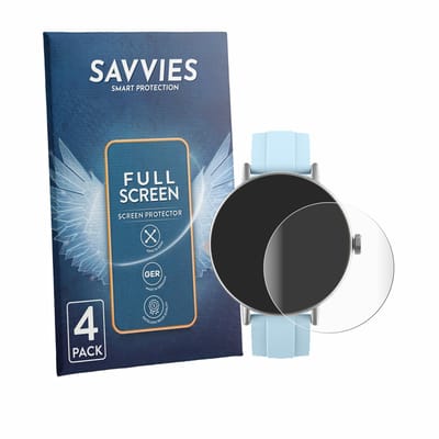 Savvies - Screenprotector voor Gydom DR05 - Folie Beschermfolie transparant volledig dekking 4 Stuks