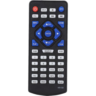 Vervangende Digitale TV Afstandsbediening Televisie Controller Voor LEADSTAR KR‑62 black