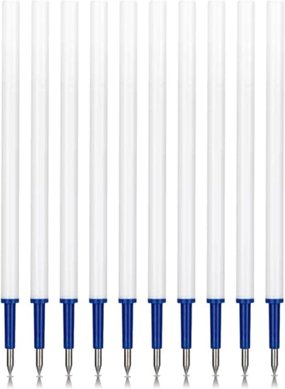 Uitwisbare Penvullingen - Blauwe Inkt - Schrijven en Corrigeren - Gladde Schrijfbeleving - 11 cm Lengte - Blauw