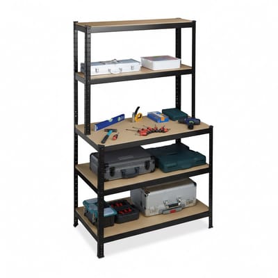 Stellingkast met werkbank - 500 kg - 180x100x60 cm