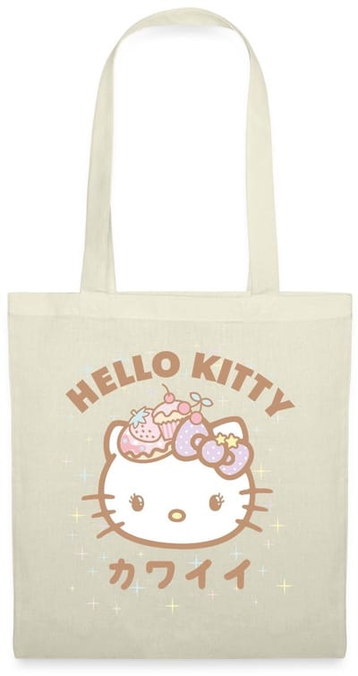 Hello Kitty Kawaii Stijlen Met Sterren Tas Van Stof Schoudertas