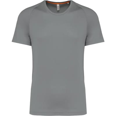 PROACT® Gerecycled herensport-T-shirt met ronde hals PA4012 - Fine Grey - 3XL