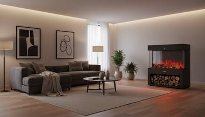 Elektrische Haard Vrijstaand 900W & 1800W – Casa Velluto Milano Sfeerhaard met Verwarming – 3D Vlammen & Gloeieffect – Zwart – 60 x 33 x 73,5 cm – Moderne Kachel met Timer & Beveiliging