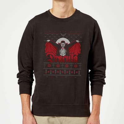 Universal Monsters Dracula Kersttrui - Zwart - S