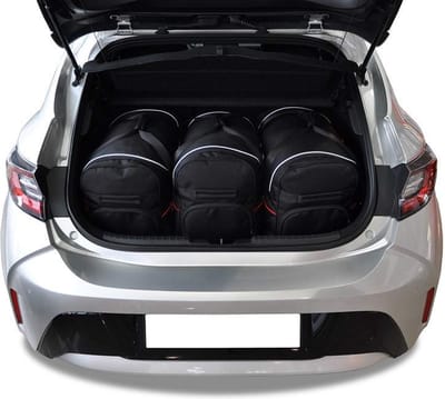 TOYOTA COROLLA HATCHBACK 2019+ 3-delig Reistassen Op Maat Auto Interieur Kofferbak Organizer Accessoires